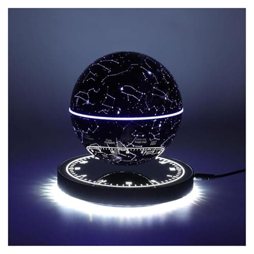 Magnetic Levitating Globe with Light, 360°Rotating Floating Globe World Map for Home Office Display, Cool Tech Gift for Men Father Boys Girls and Kids