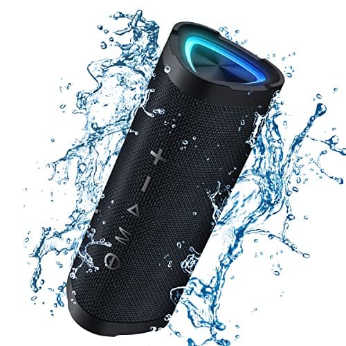 Vanzon Bluetooth Speakers, V40 Wireless Portable Bluetooth Speaker with TWS Dual Pairing, 24W Stereo Sound and 24H Playtime, IPX7 Waterproof Bluetooth Speaker for Home and Outdoor