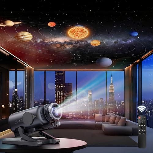 Homelist Sleep Aid Projector Light for Kids & Adults with White Noise & Bluetooth Speaker, 60 Scenes Galaxy Star LED Night Light for Bedroom Relaxation, Party, Birthday, Christmas Gifts